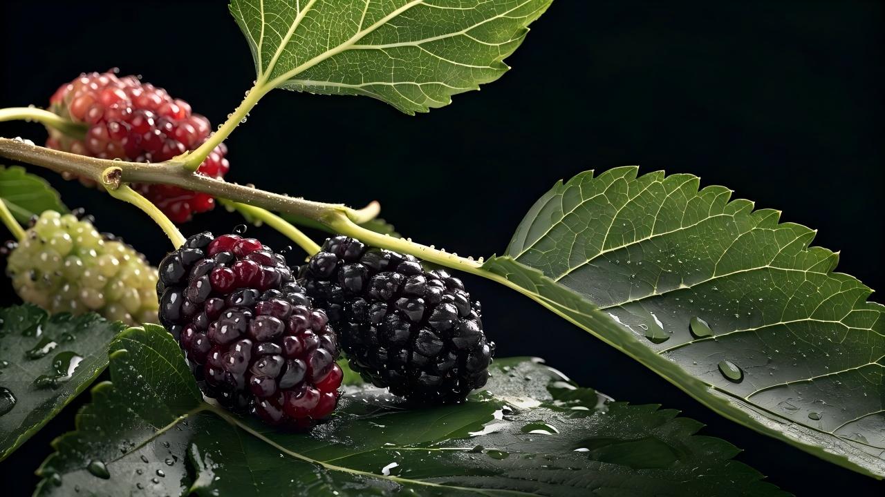 桑椹实拍